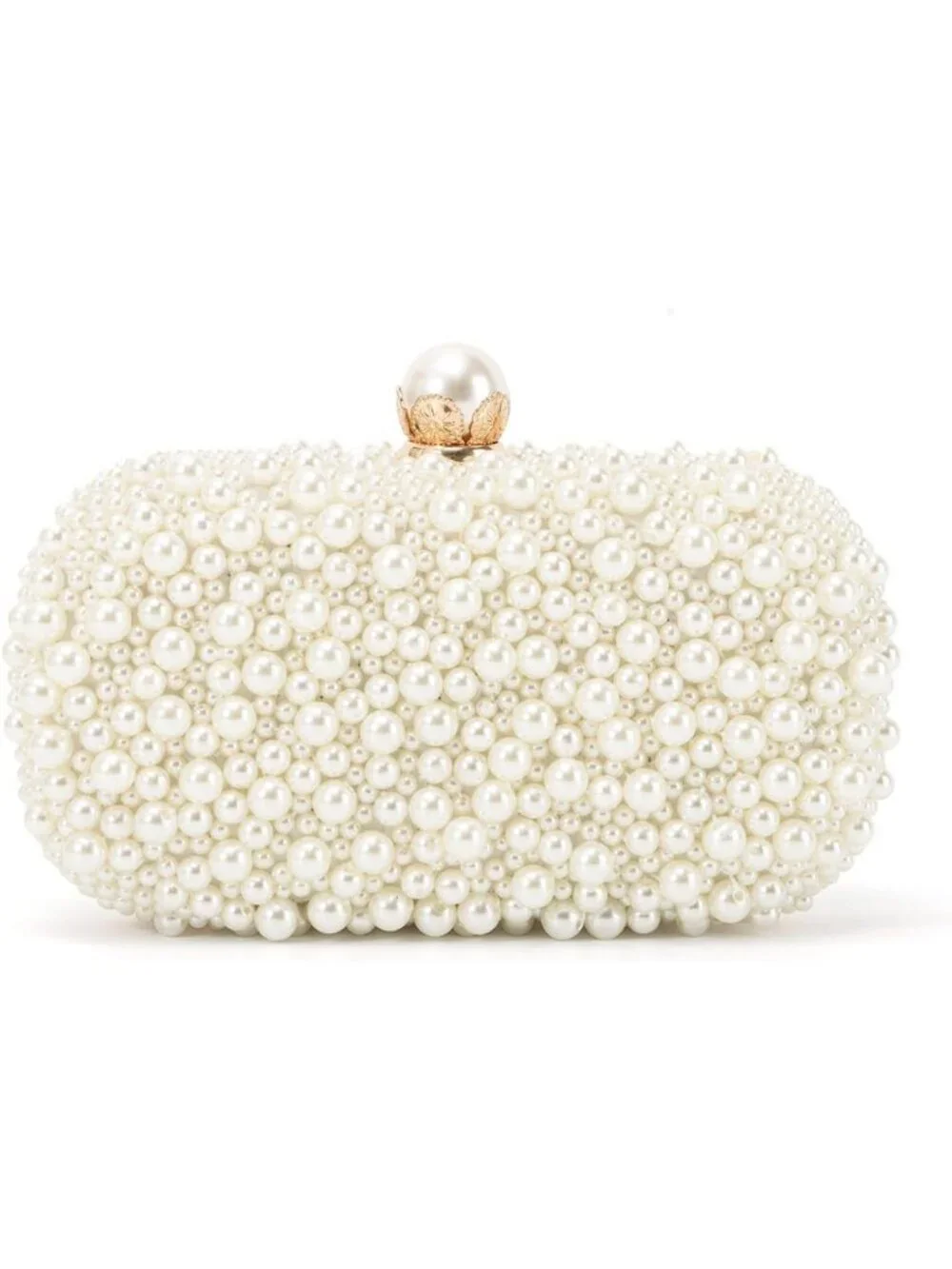 Elegant Pearl Beaded Evening Clutch Handbag for Wedding, Bridal Party, Prom